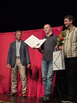 Regijsko priznanje za najboljšega stranskega igralca; foto Katarina Komatar